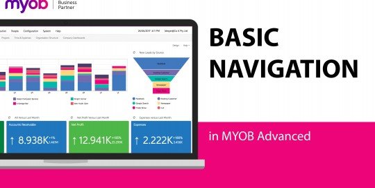 Basic Navigation in MYOB Advanced
