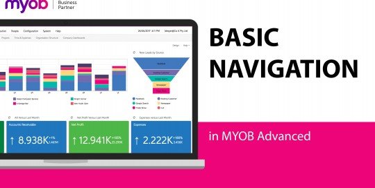 Basic Navigation in MYOB Acumatica