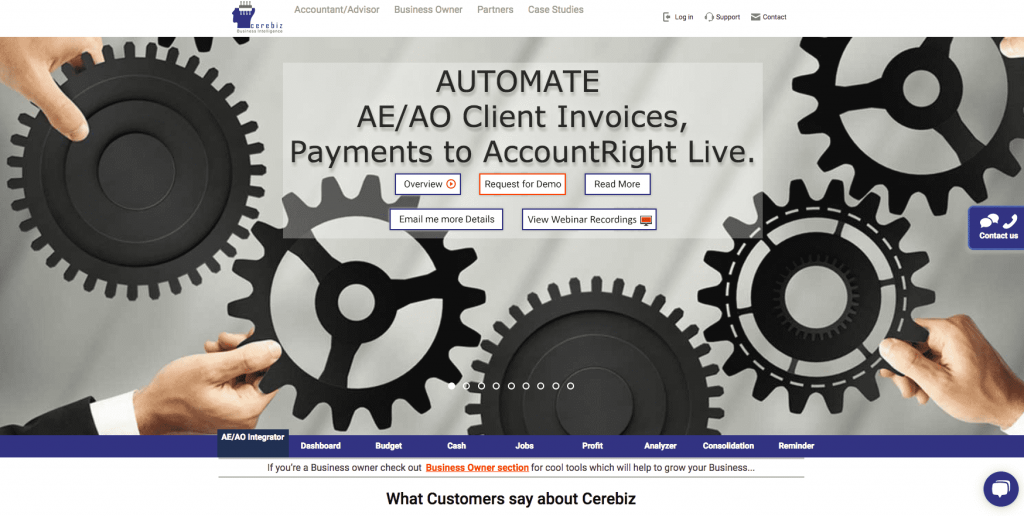 Cerebiz consolidation myob add-on for inter-company accounting