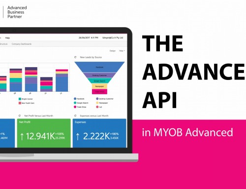 The Advanced API in MYOB Advanced