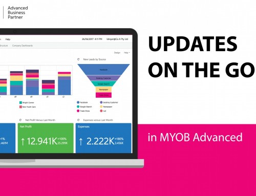 Updates OnTheGo in MYOB Advanced