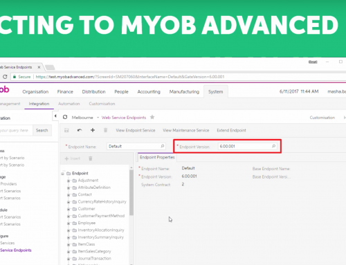 MYOB Advanced API