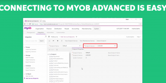 MYOB Advanced API demo tutorial video by MYOB (Official)