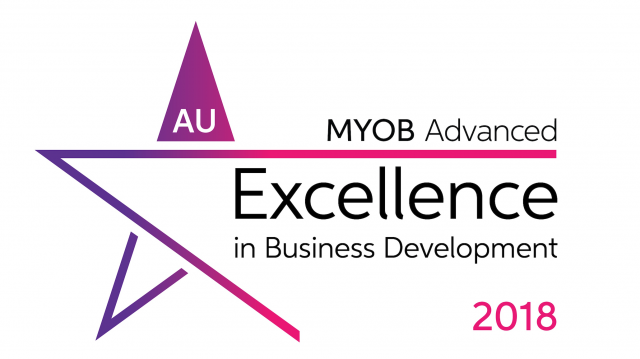 MYOB Advanced Excellence in Business Development Award 2018
