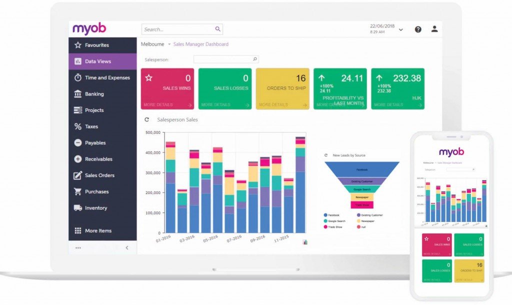 MYOB Acumatica Enterprise Resource Planning Software Overview