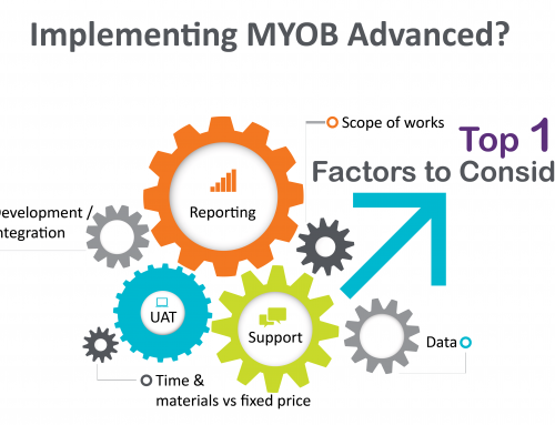 Implementing MYOB Advanced? Why it pays to check your implementation proposal – not all MYOB Advanced implementation proposals are created equal. Top 10 factors to consider.